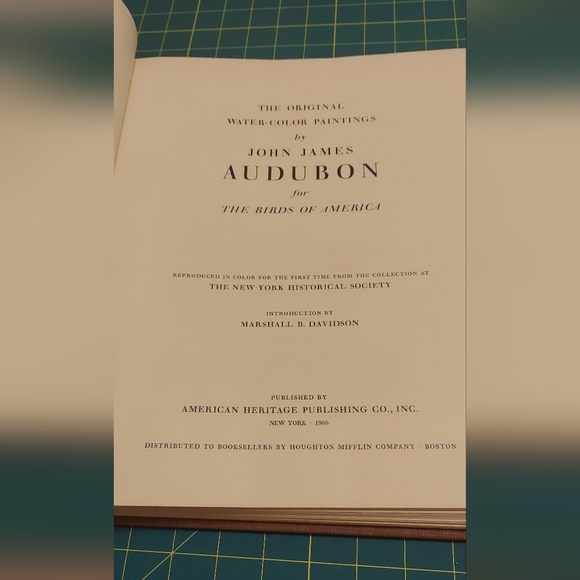 Vintage John James Audubon Bookplate Print Bird Rough Legged Hawk - Picture 3 of 3